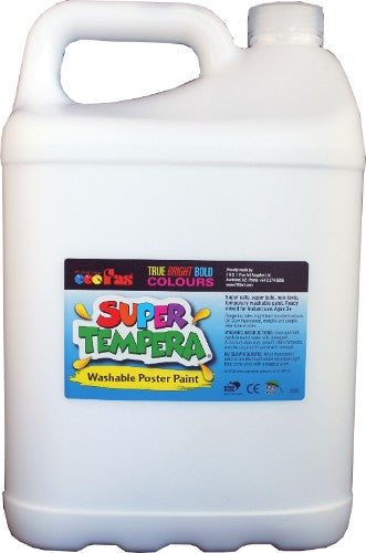 Fas Super Tempera 5ltr White (To Order