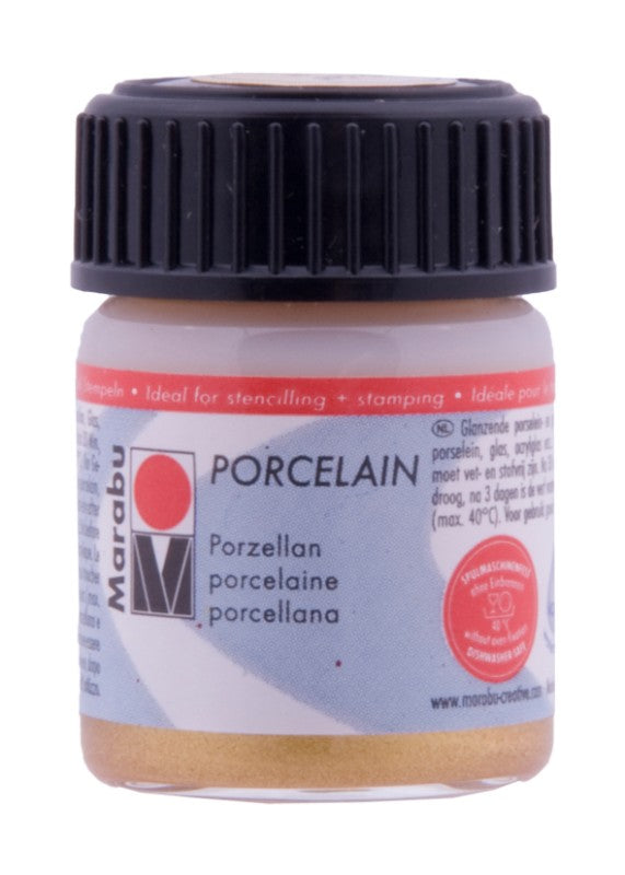 Porcelain Paint - Porcelain 15ml 784 Metallic Gold