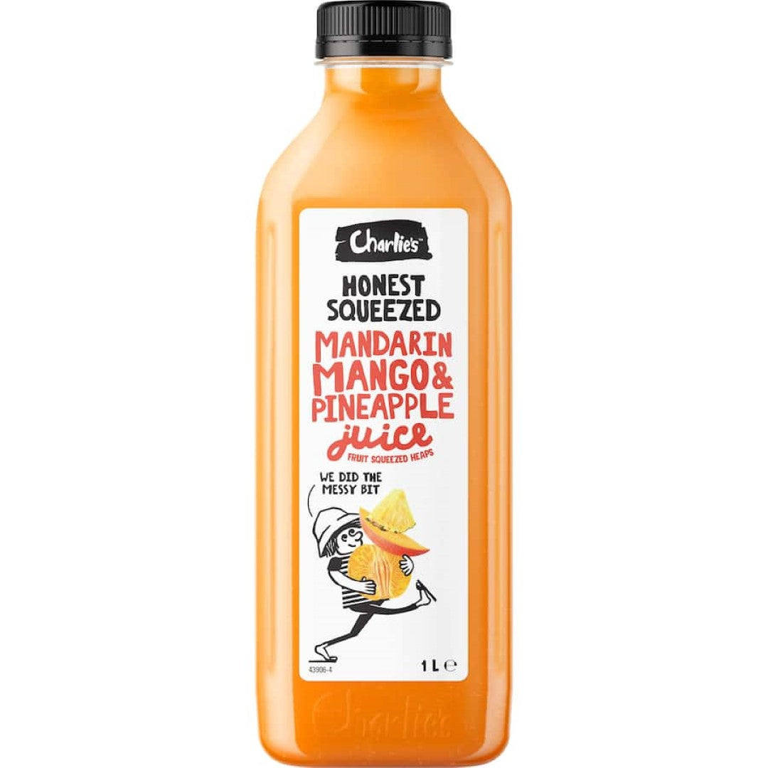 Charlie's Fruit Juice Mandarin, Mango & Pineapple Bottle 1L