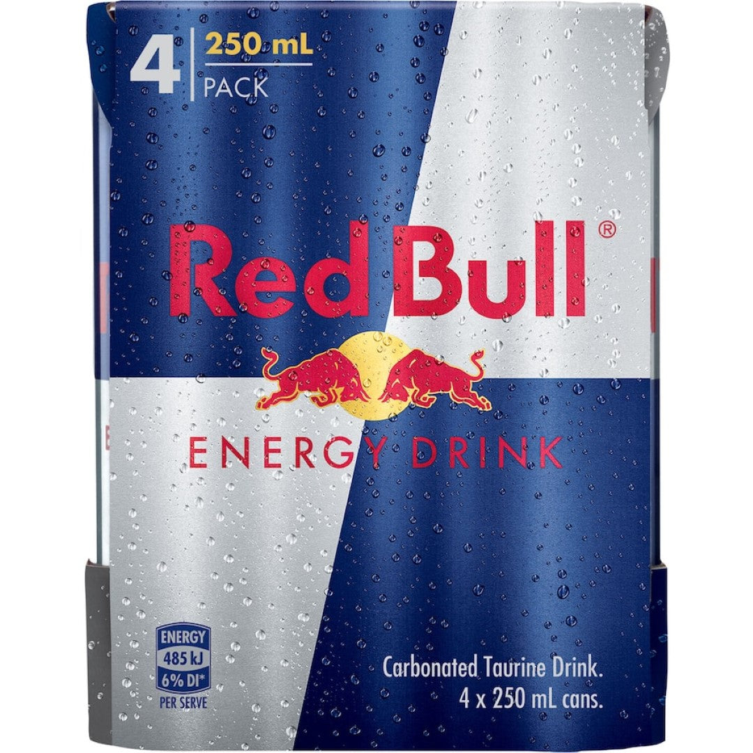 Red Bull Energy Drink 250ml cans 4pack
