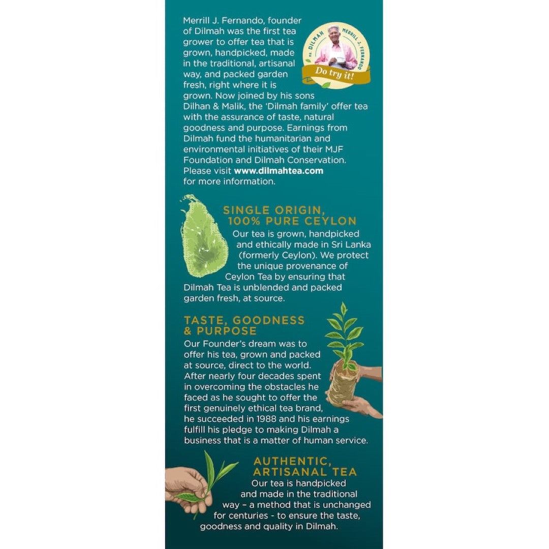 Dilmah Loose Leaf Tea Premium Ceylon: 250g of hand-picked single-origin black tea with rich flavor and captivating aroma.