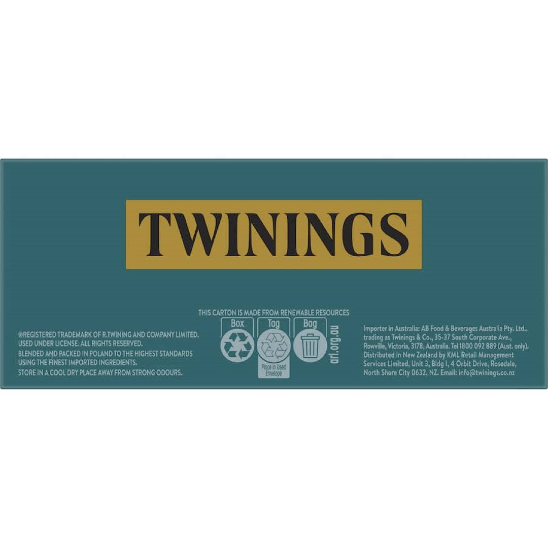 Twinings Tea New Zealand Breakfast blend, rich and smoky, combines Assam, African, and Chinese teas for a delightful morning ritual.