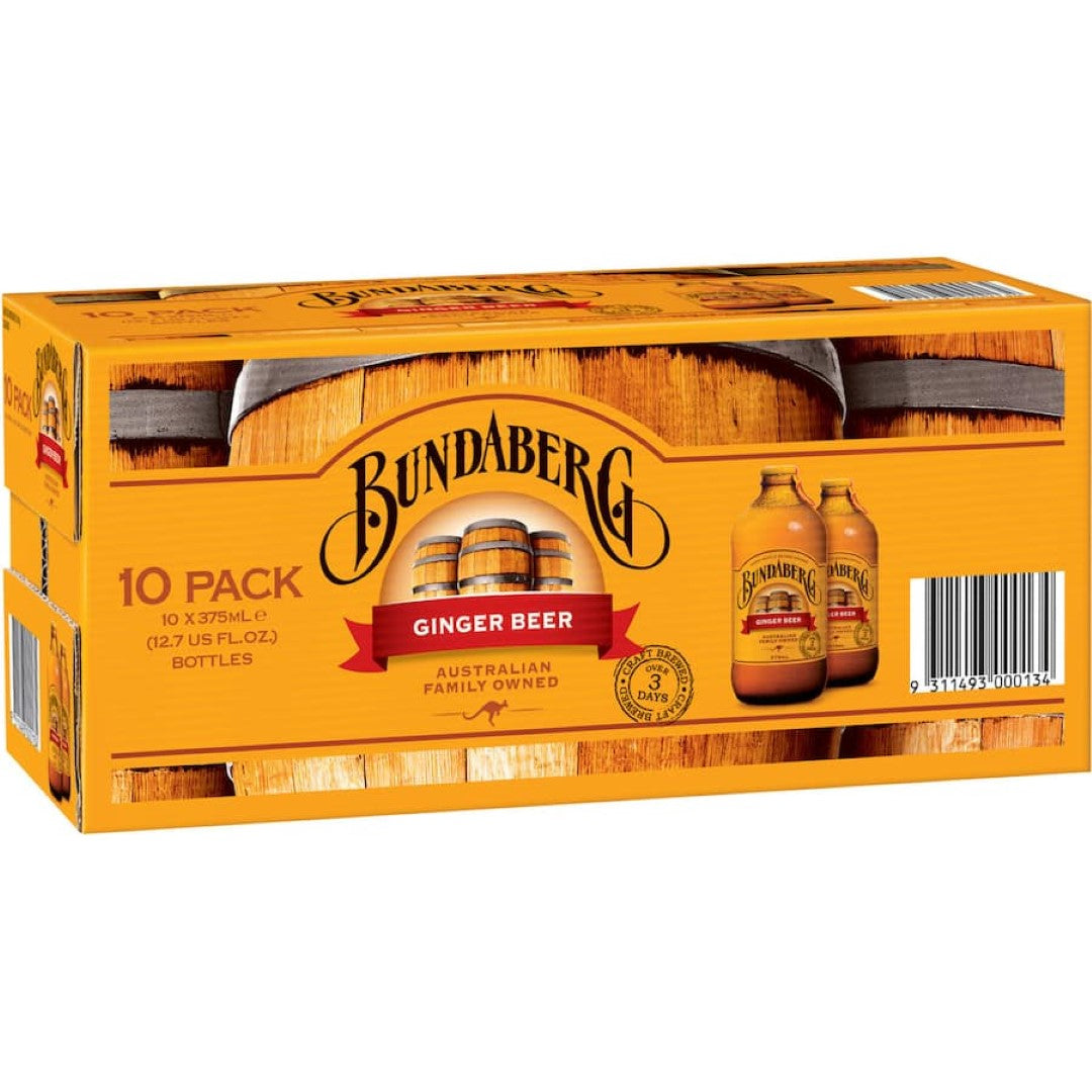 Bundaberg Ginger Beer Bottle 10x375mL