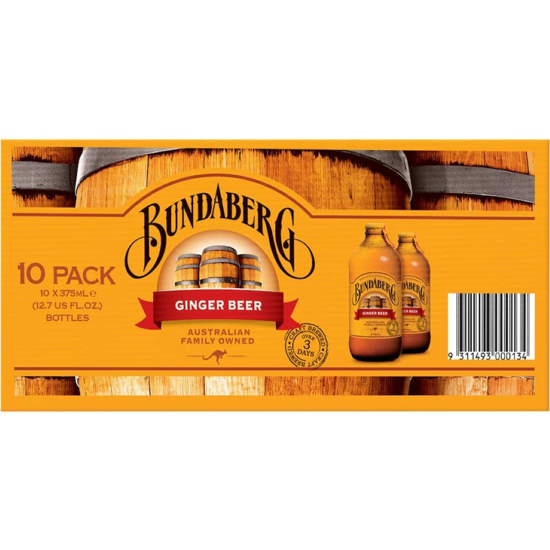 Bundaberg Ginger Beer Bottle 10x375mL