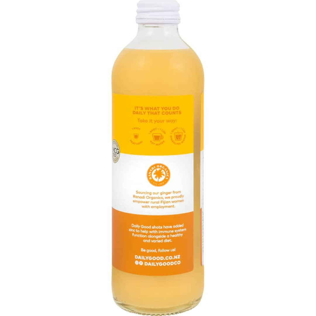 Daily Good Immunity Shots Organic Fiji Ginger