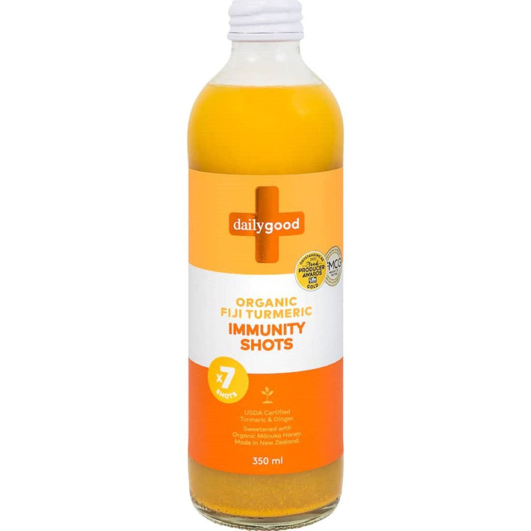 Daily Good Immunity Shots Organic Fiji Turmeric