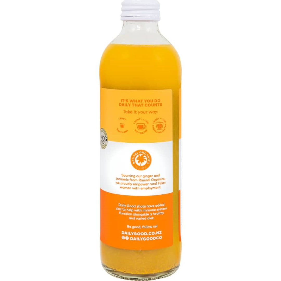 Daily Good Immunity Shots Organic Fiji Turmeric