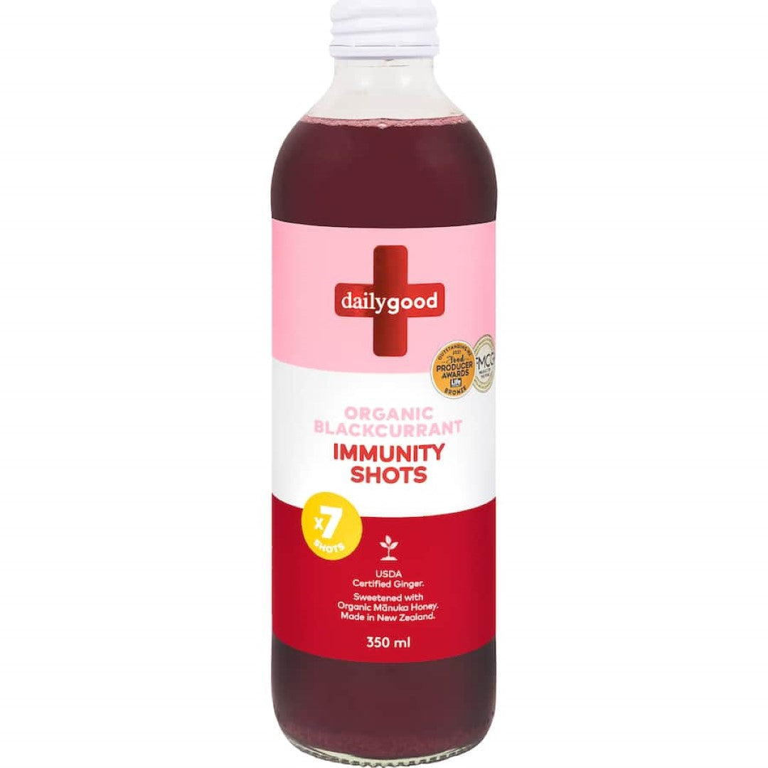 Daily Good Immunity Shots Organic Blackcurrant