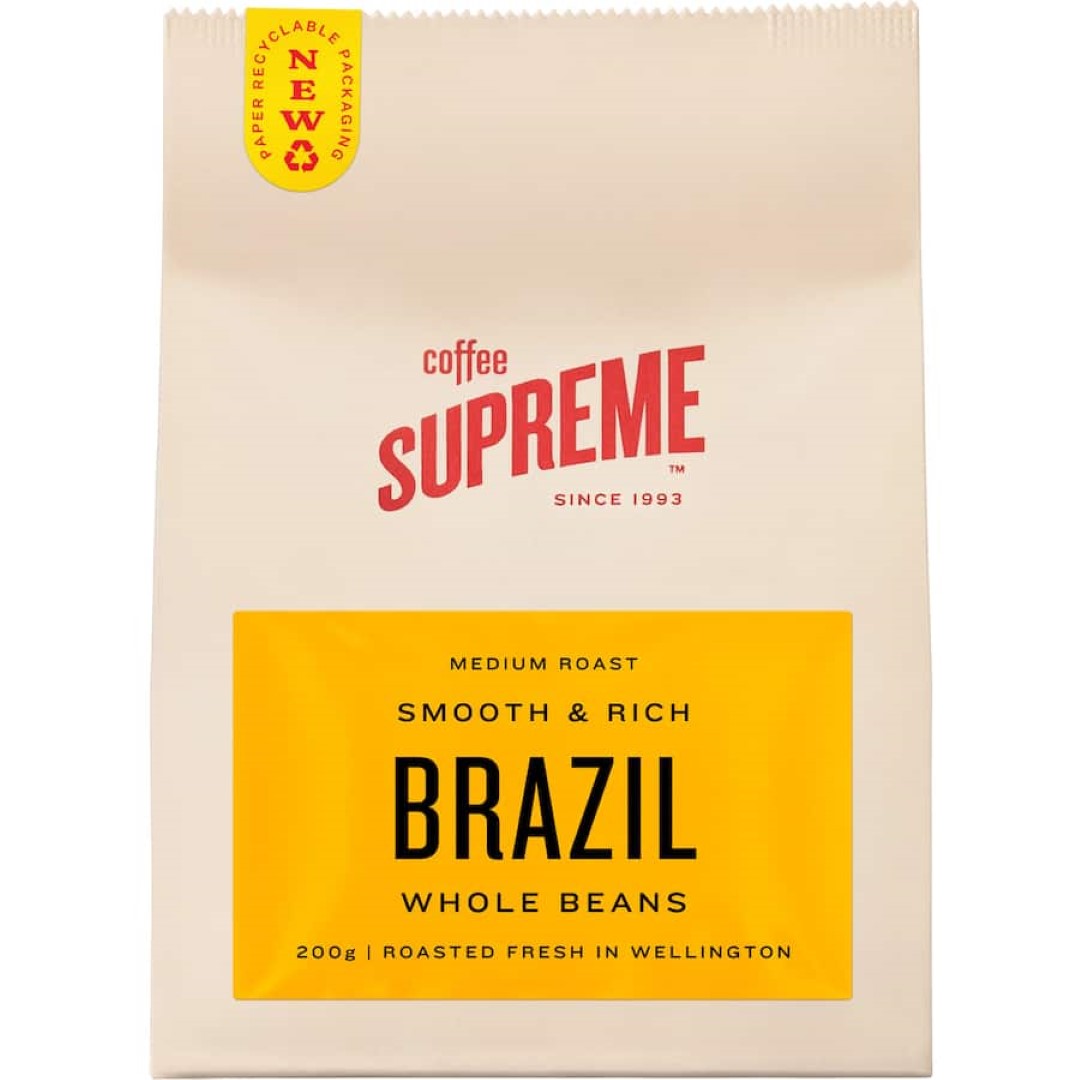 Coffee Supreme Whole Beans Coffee Brazil Blend 200g