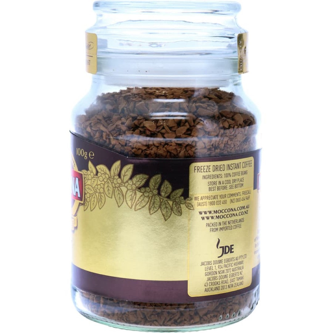 Moccona Instant Coffee Classic Dark Roast 100g jar