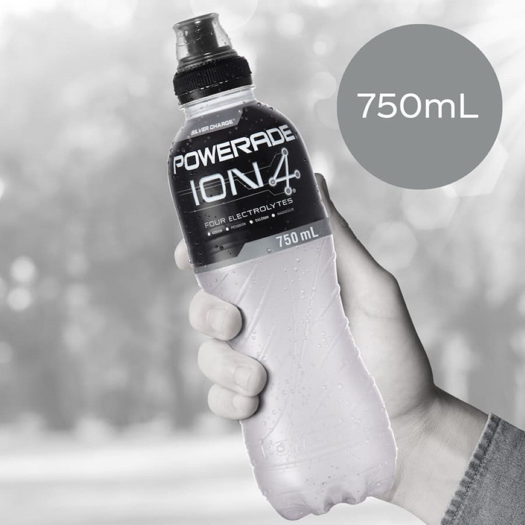 Powerade Sports Drink Silver Charge 750mL