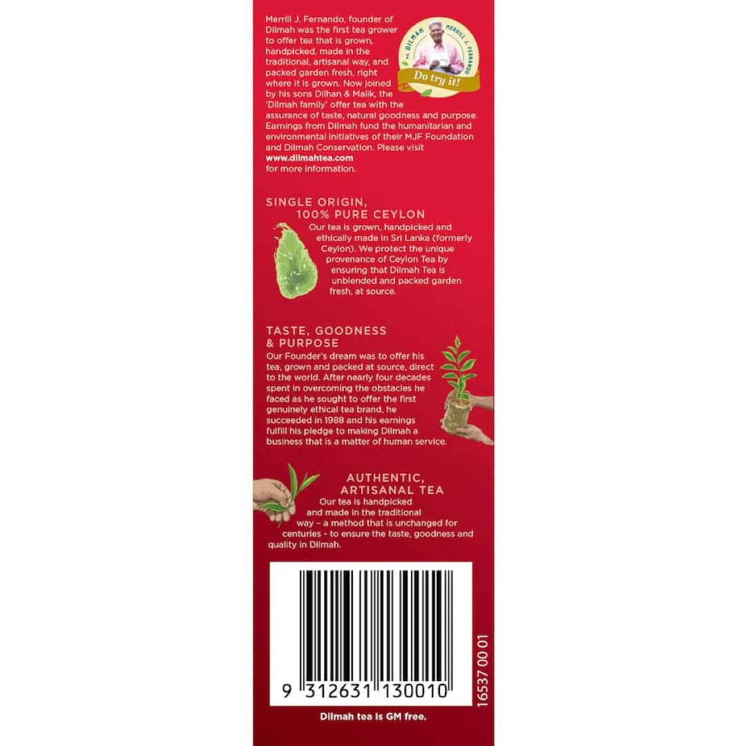 Dilmah Loose Leaf Tea English Breakfast: premium Ceylon black tea from Dimbula Valley, rich flavor, ideal for morning rituals.
