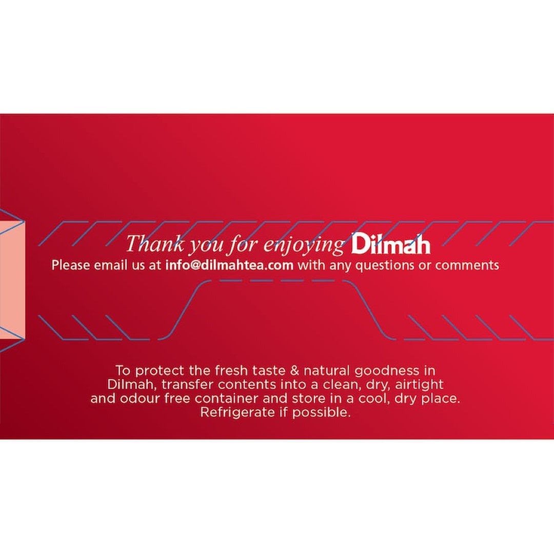 A 125g pack of Dilmah Loose Leaf English Breakfast Tea, showcasing premium Ceylon black tea from the scenic Dimbula Valley.