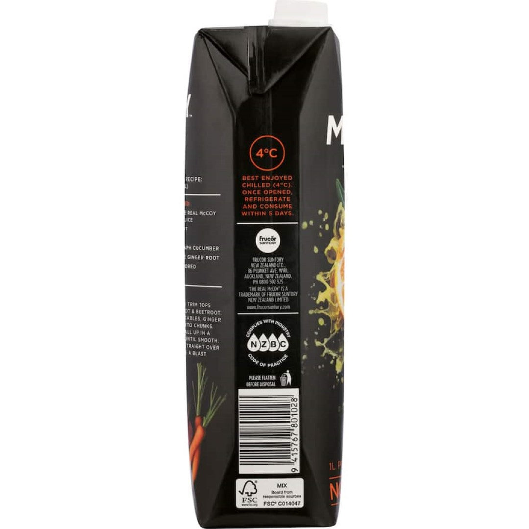 Mccoy Fruit Juice Orange in eco-friendly packaging, showcasing rich, natural flavor with no artificial ingredients.