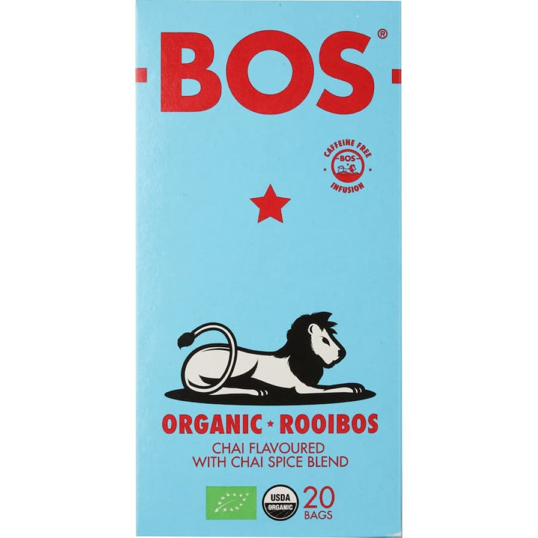 Bos Chai Tea Organic Rooibos Bags 20pack