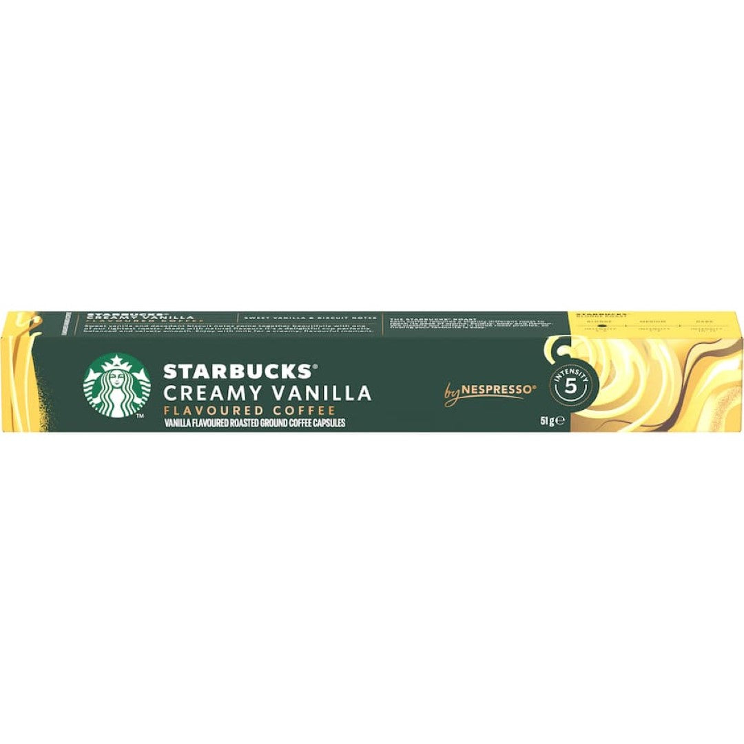 Starbucks By Nespresso Coffee Capsules Creamy Vanilla 10pack