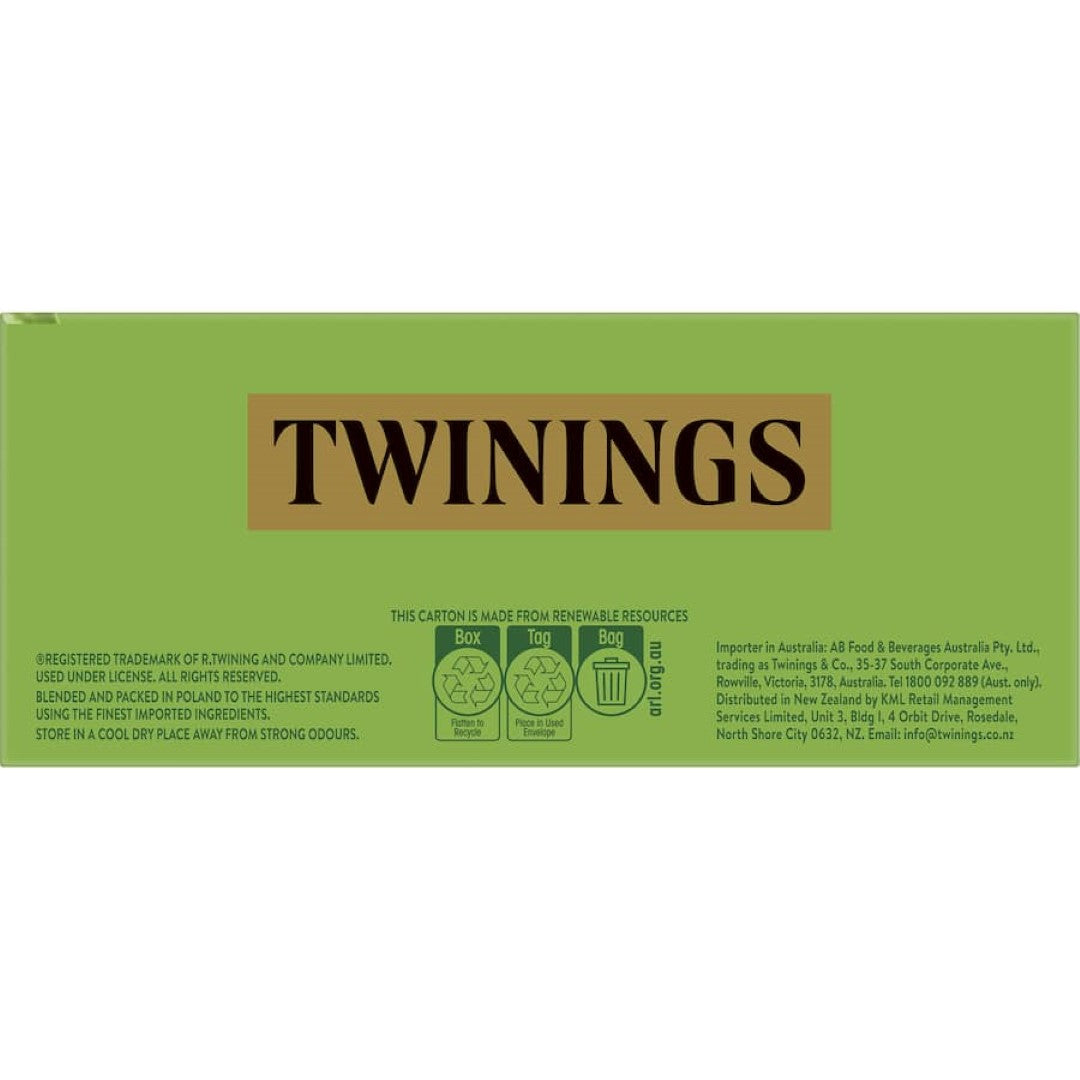 Twinings Green Tea Pure Bags 100pack