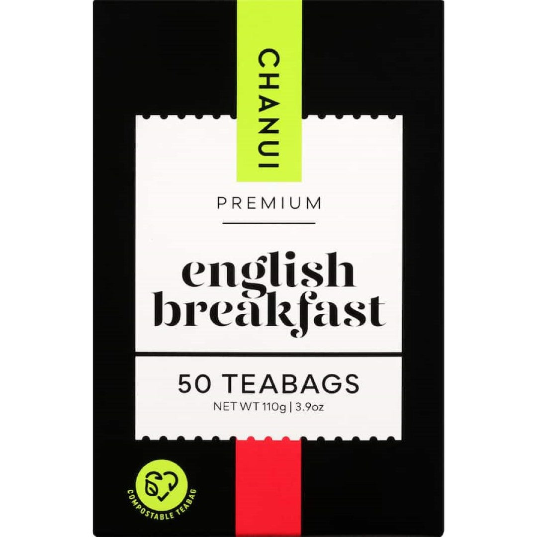 Chanui English Breakfast Tea Bags Biodegradable Bags 50pack