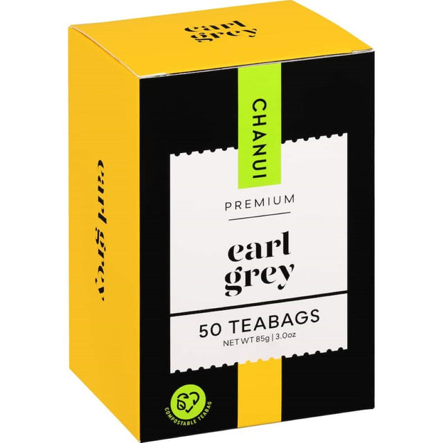 Aromatic Chanui Tea Earl Grey blend with bergamot for a luxurious, smooth black tea experience, perfect for any occasion.