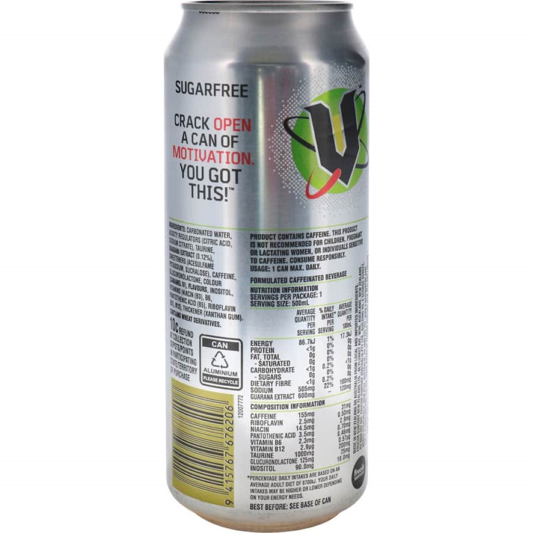 V Sugar Free Energy Drink Single can 500mL