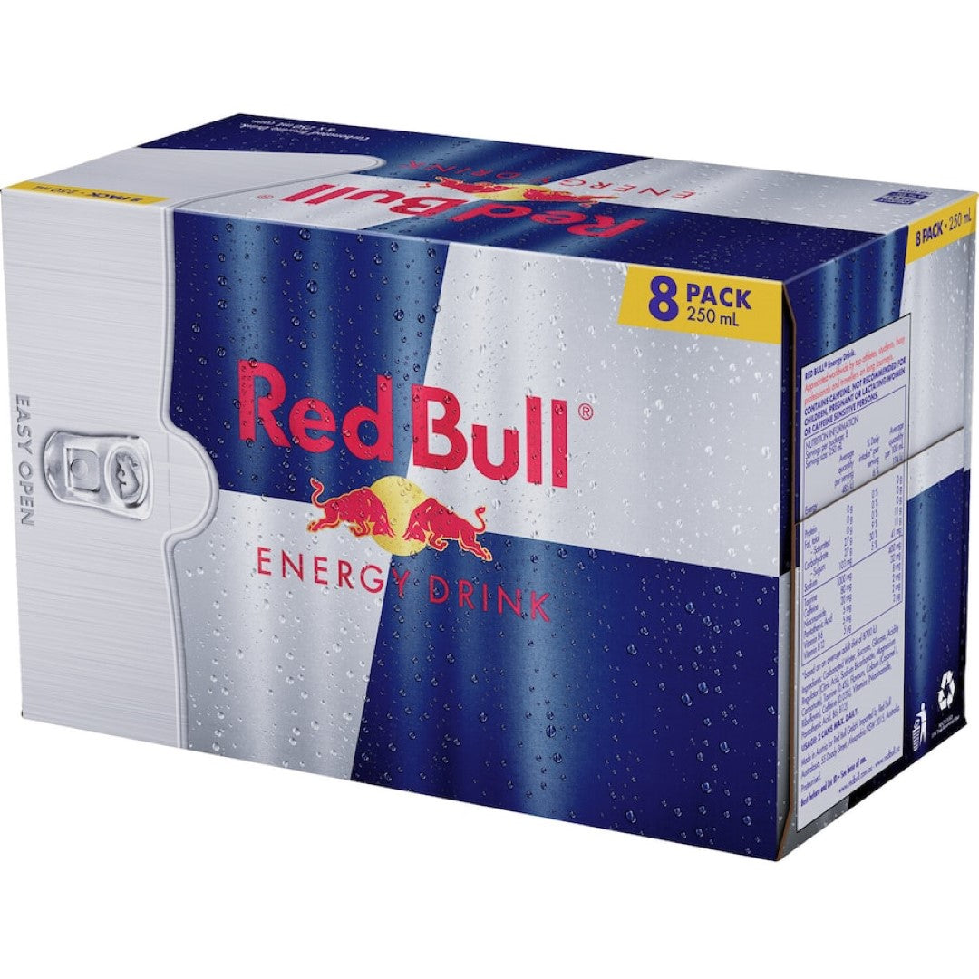 Red Bull Energy Drink 250ml cans 8pack