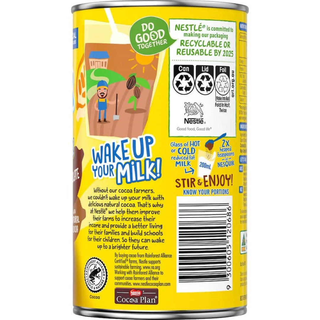 Nestlé Nesquik Instant Drink Chocolate Tin 250g