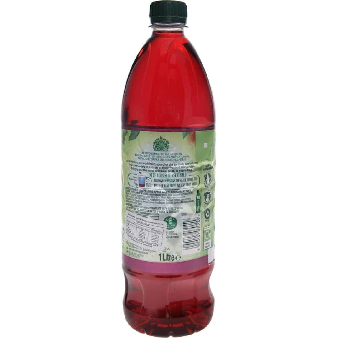 Robinsons Concentrate Apple & Blackcurrant Nas 1L