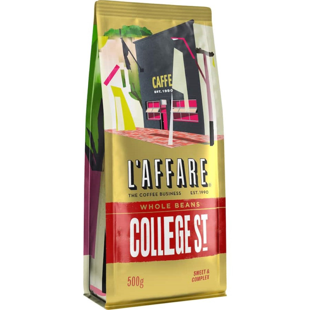 L'affare Whole Beans Coffee College St 500g