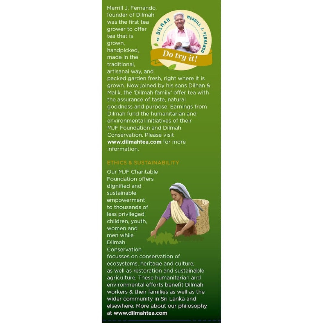 Dilmah Green Tea Tagless Bags 100pack