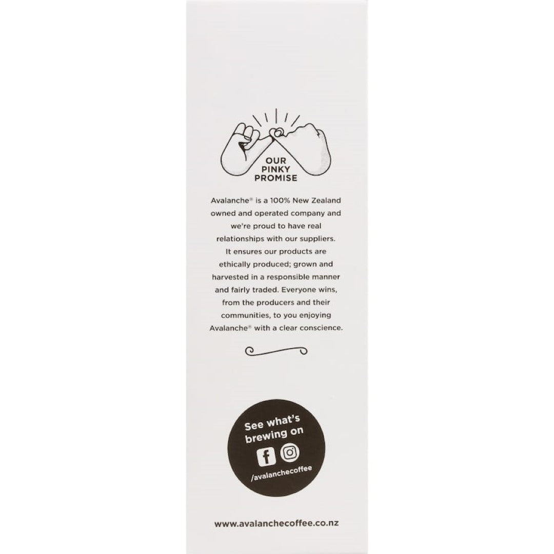 Avalanche Coffee Mix Cappuccino 160g pack featuring creamy instant cappuccino for café-style enjoyment at home or on the go.