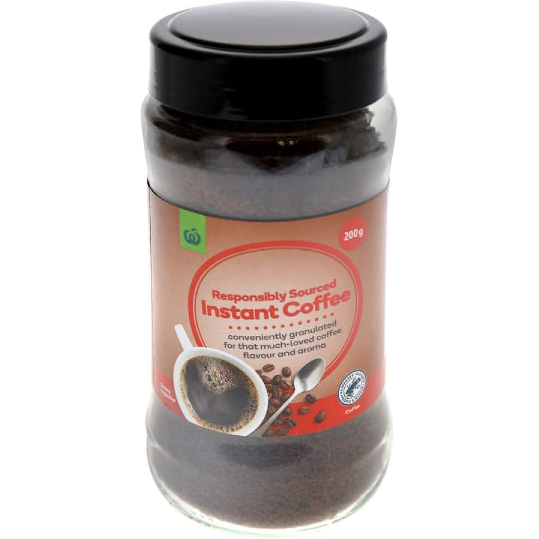 Woolworths Instant Coffee Granulated Jar 200g