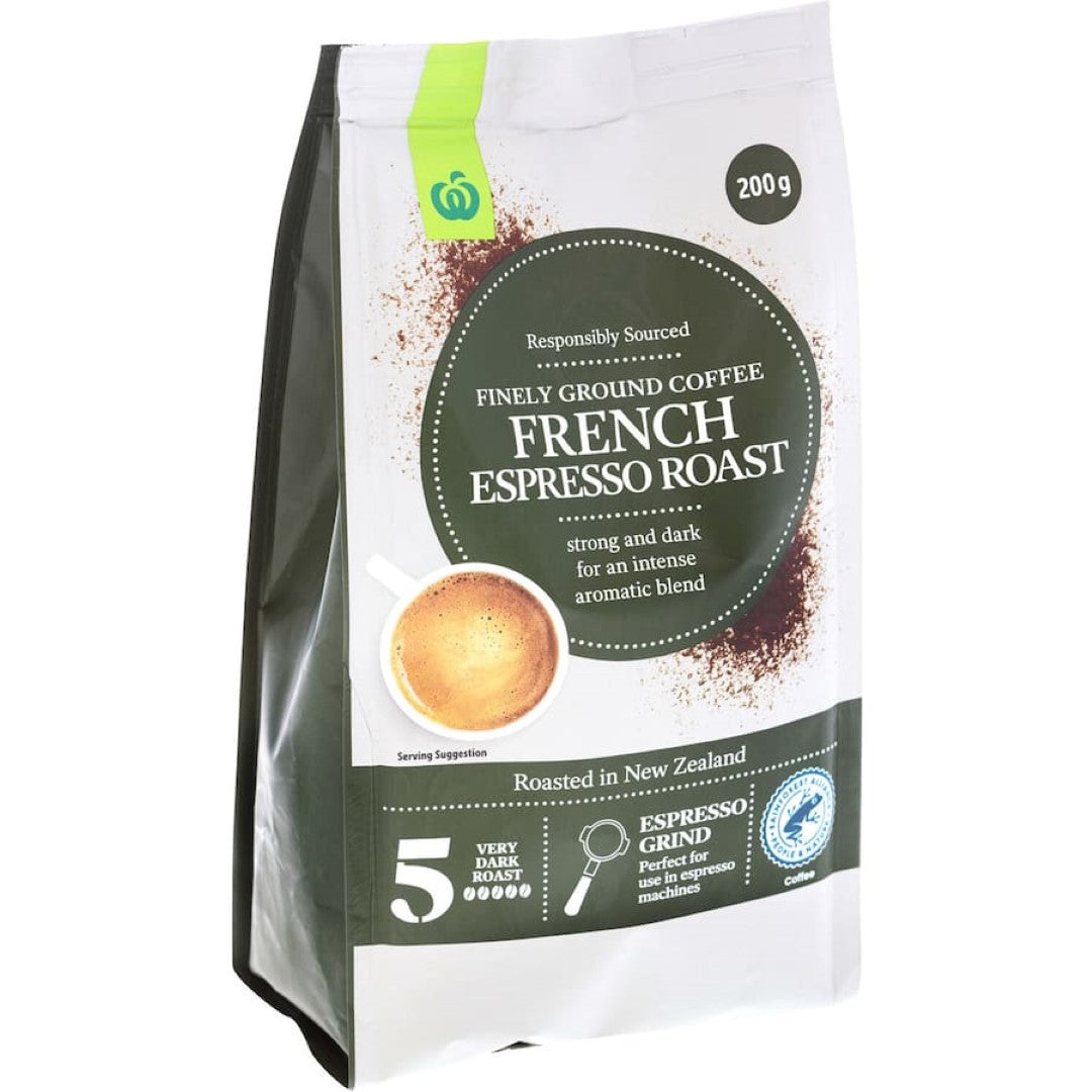 Woolworths Espresso Grind French 200g