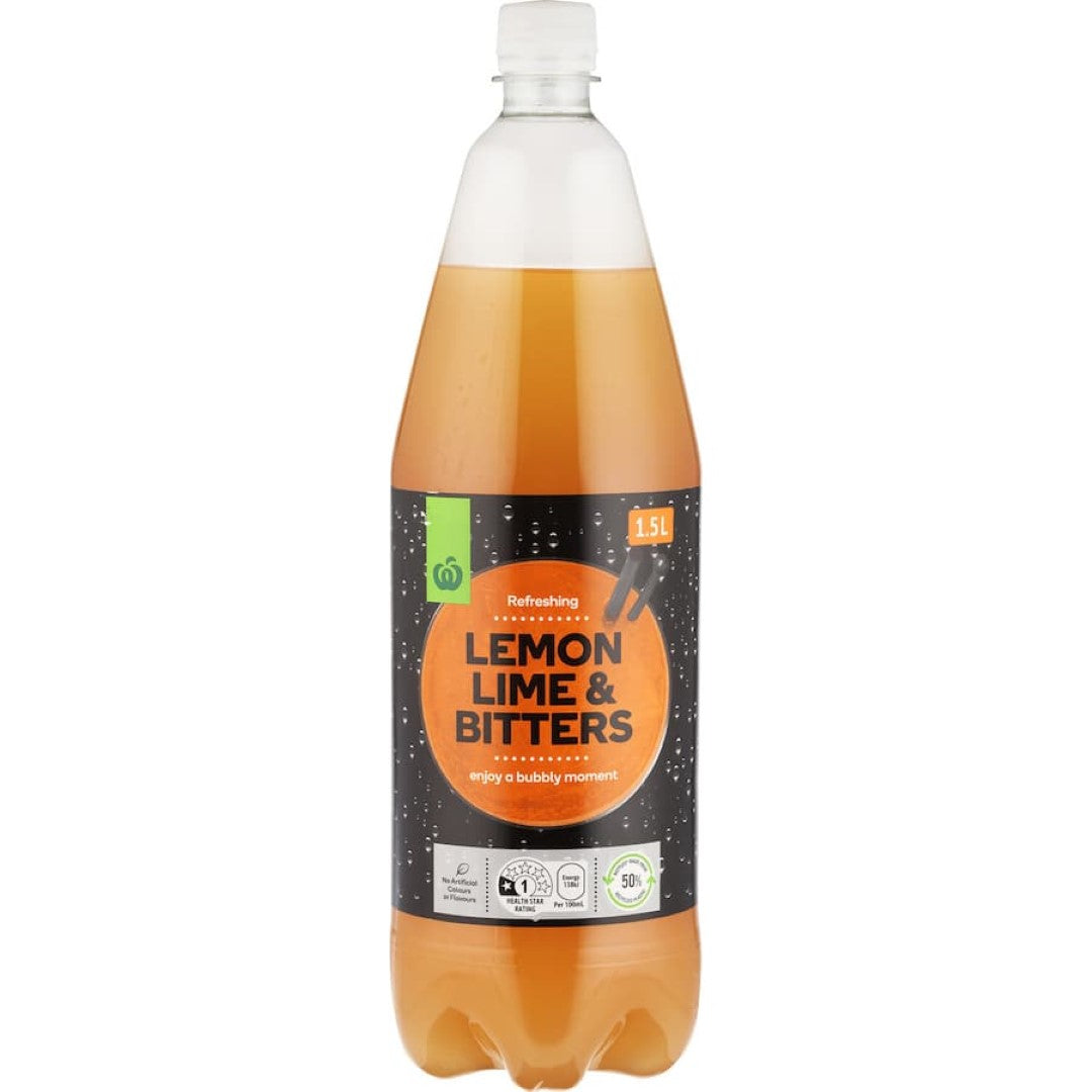 Woolworths Lemon, Lime & Bitters  1.5L