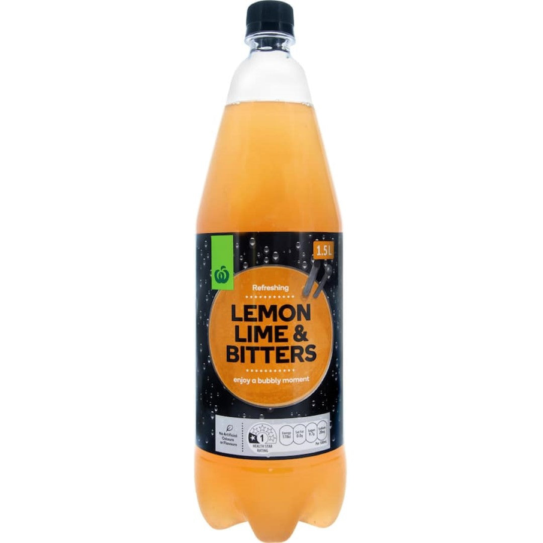 Woolworths Lemon, Lime & Bitters  1.5L