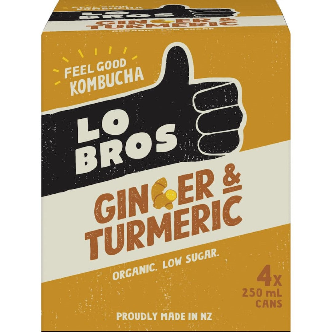 Lo Bros Kombucha Ginger Turmeric