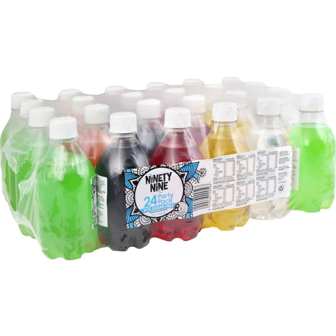 Ninety Nine Soft Drink Multi Pack Mixed Sugar Free 350ml bottles 24pack