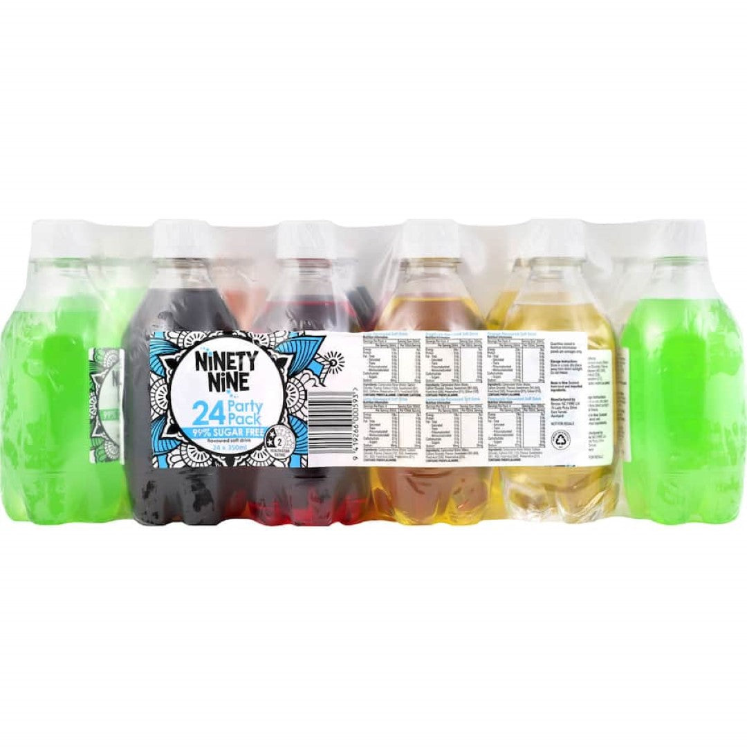 Ninety Nine Soft Drink Multi Pack Mixed Sugar Free 350ml bottles 24pack