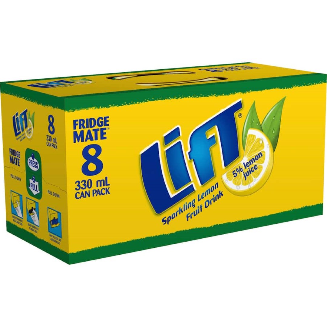 Lift Soft Drink 330ml cans 8pack