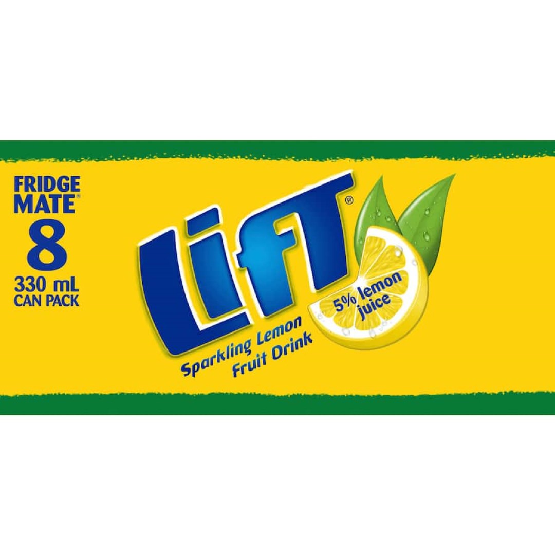 Lift Soft Drink 330ml cans 8pack