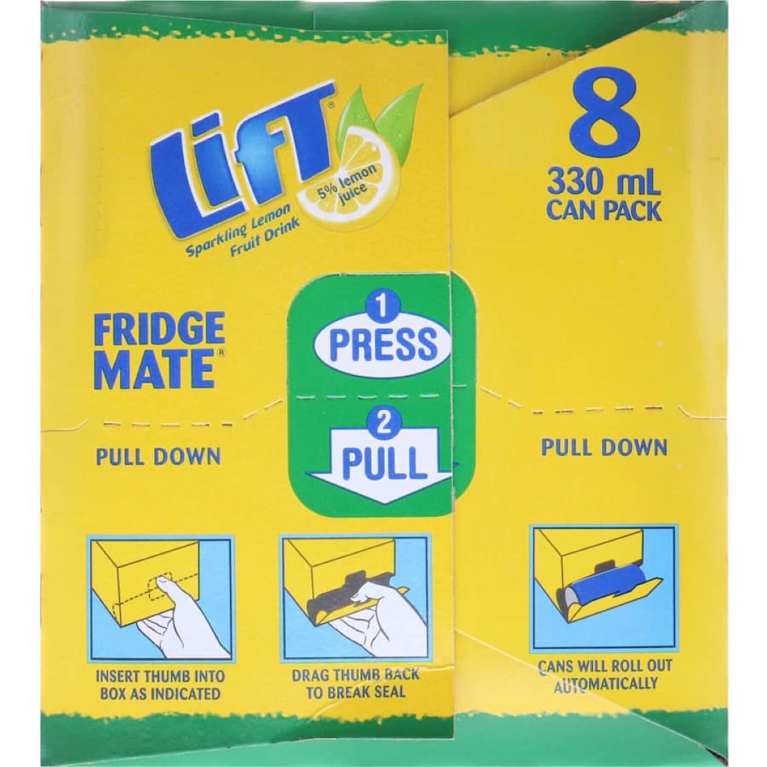 Lift Soft Drink 330ml cans 8pack