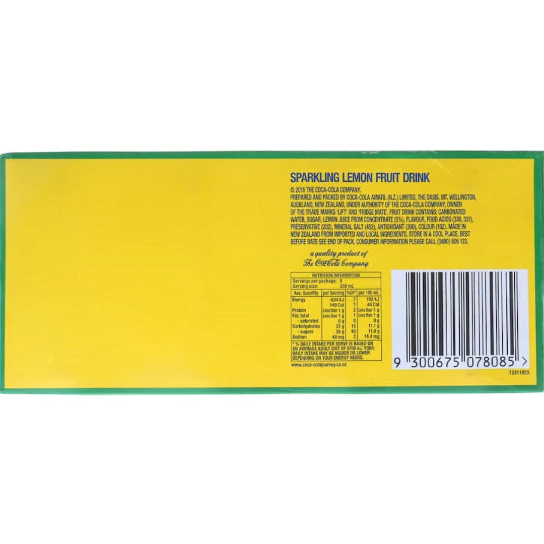 Lift Soft Drink 330ml cans 8pack