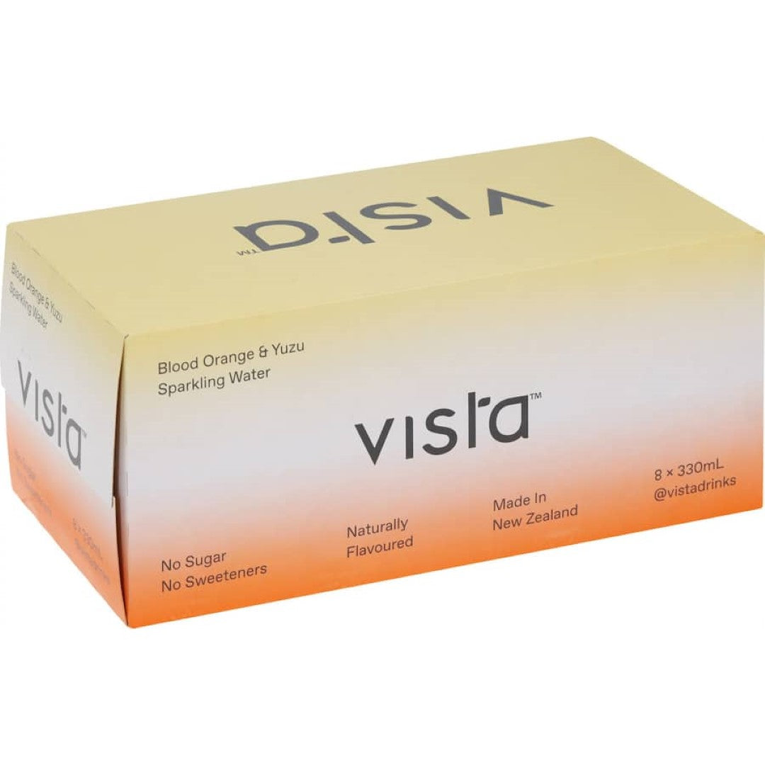 Vista Sparkling Water Blood Orange Yuzu 8pack