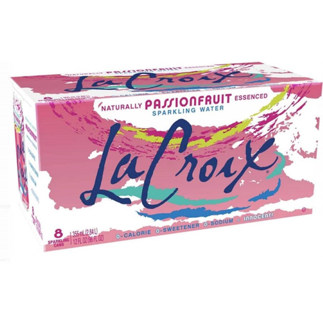 La Croix Sparkling Water Passionfruit 8pack