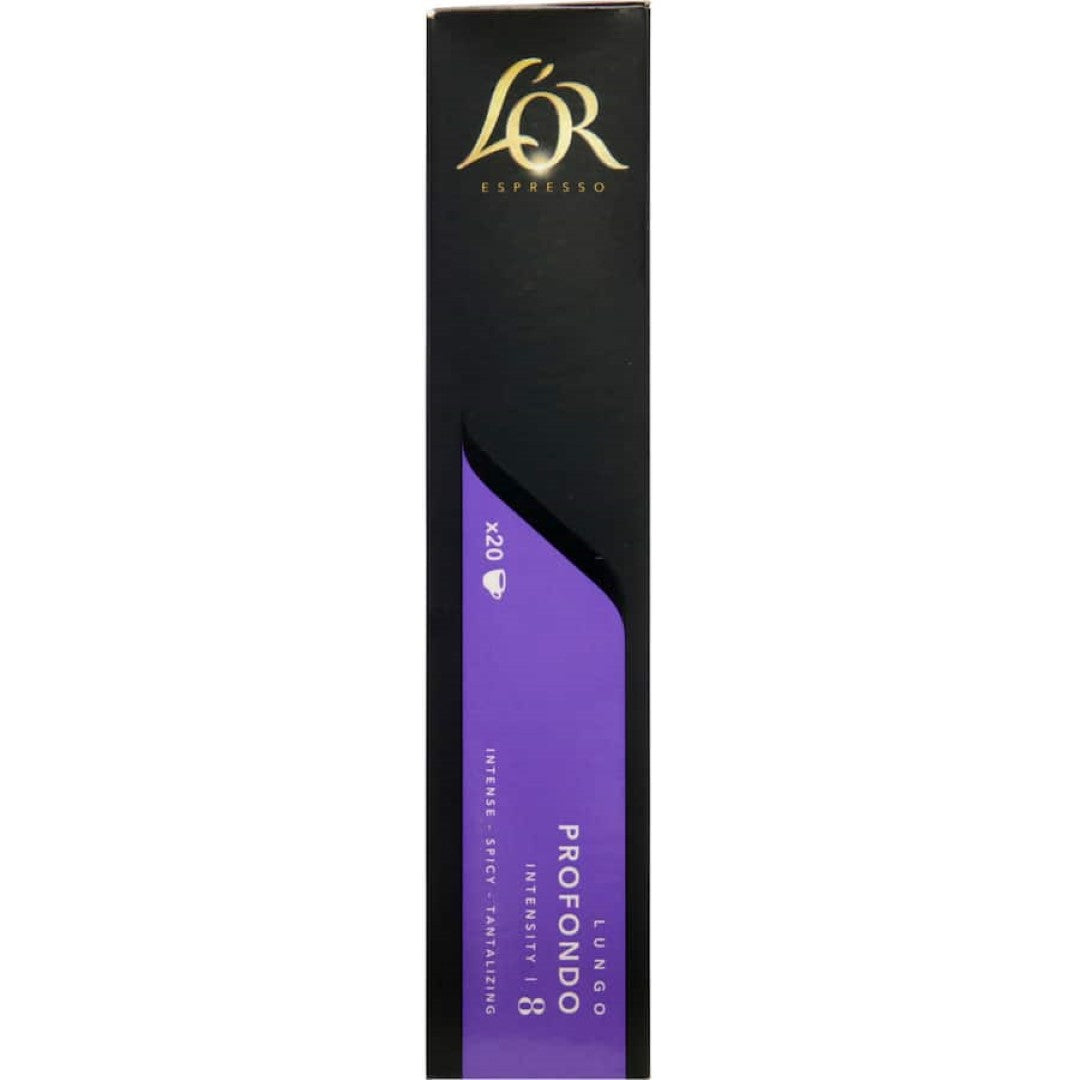 L'or Coffee Capsules Lungo Profondo Intensity 8 20pack