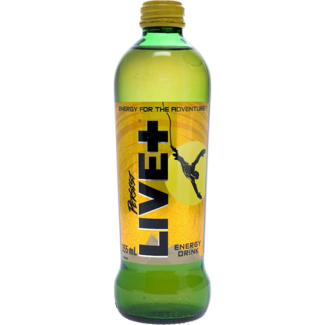 Live Plus Energy Drink Persist Glass bottle 355mL