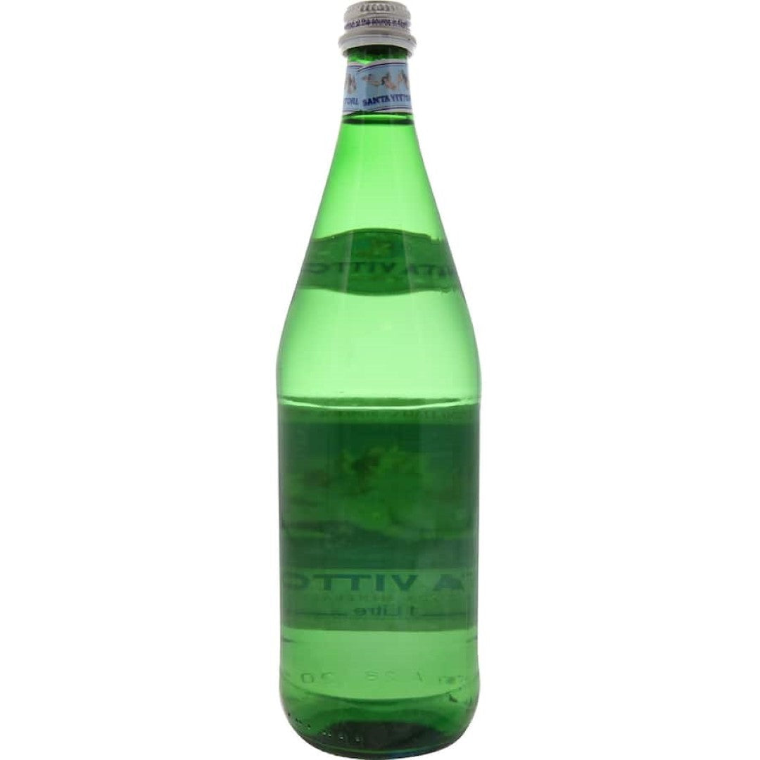 Santa Vittoria Sparkling Water Mineral Glass bottle 1L