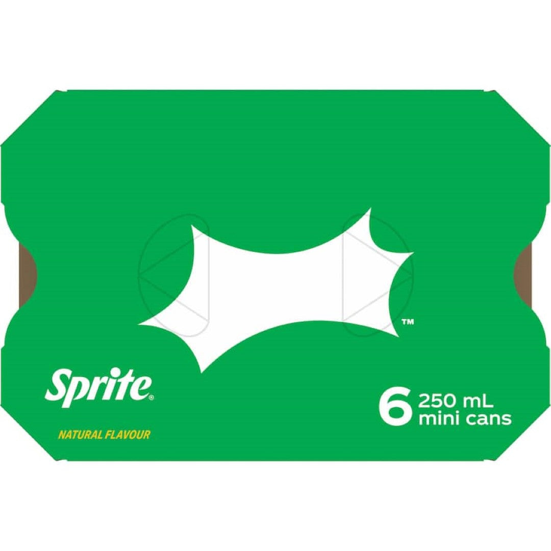 Sprite Lemonade Lemon Lime 250ml cans 6pack