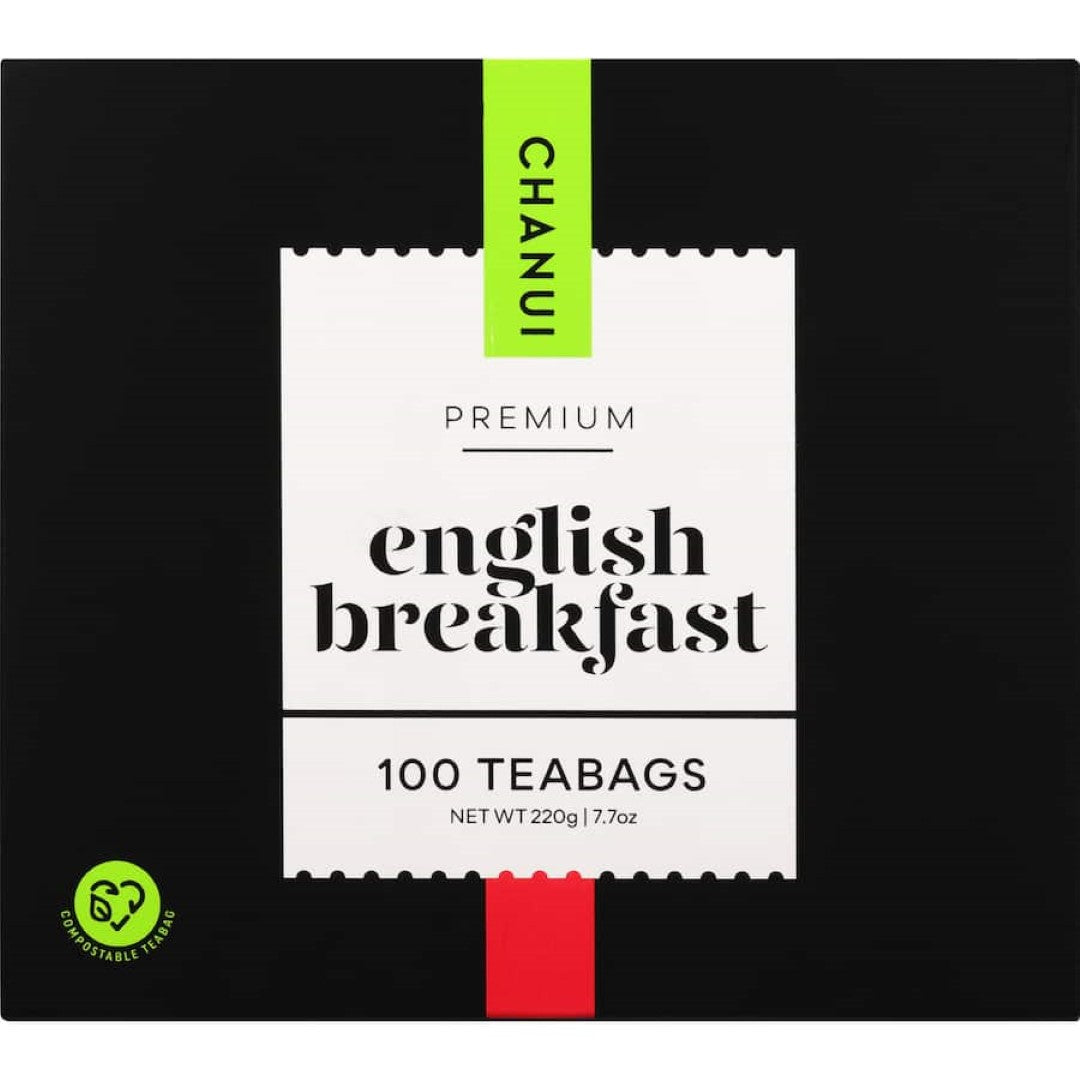 Chanui English Breakfast Tea Bags Biodegradable Bags 100pack