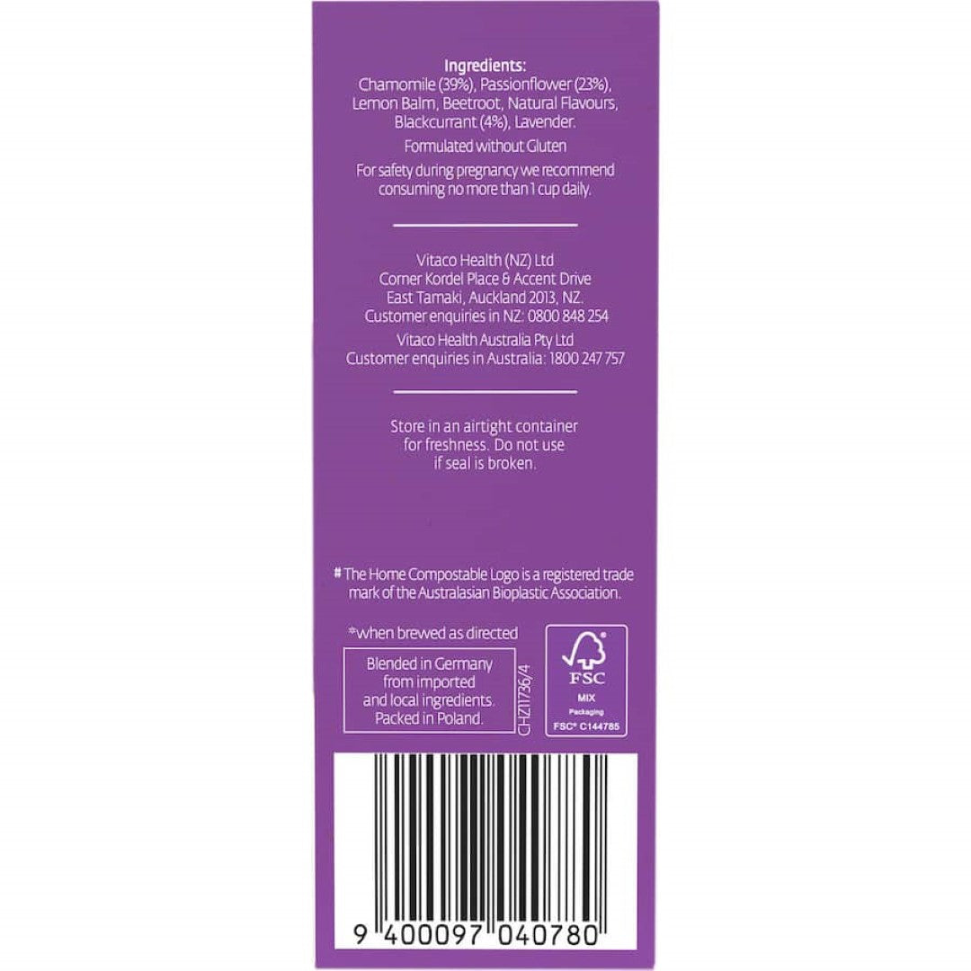 Healtheries Sleep Herbal Tea Chamomile & Blackcurrant Bags 20pack