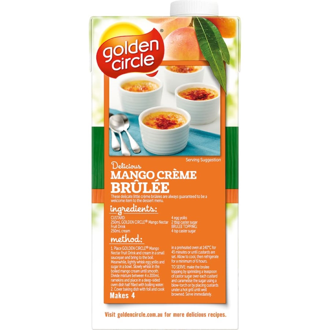 Golden Circle Fruit Drink Mango Nectar Carton 1L